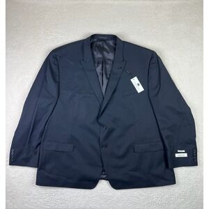 Collection By Michael Strahan Blazer Men's 58R Gray 2 Button Jacket Wool NEW